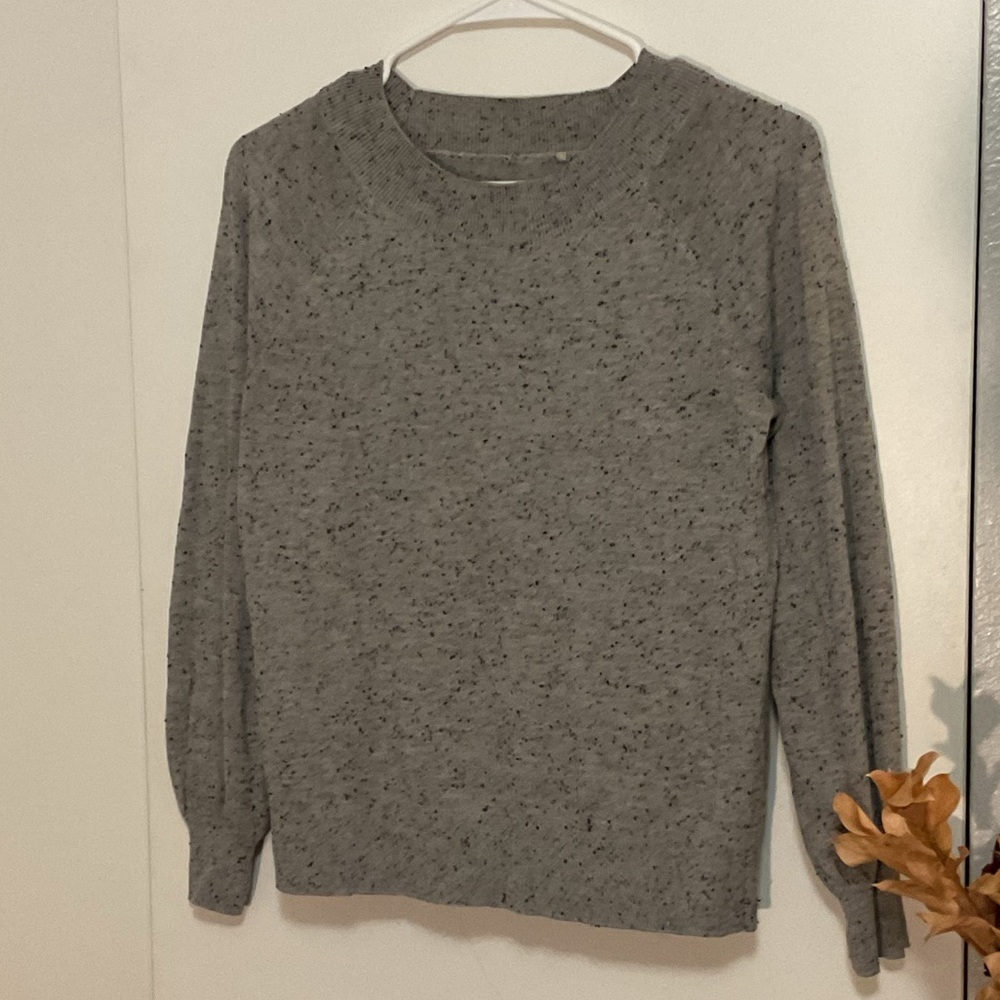 Gray Speckled Sweater